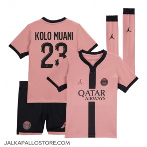 Paris Saint-Germain Randal Kolo Muani #23 Kolmaspaita Lapsille 2024-25 Lyhythihainen (+ shortsit)